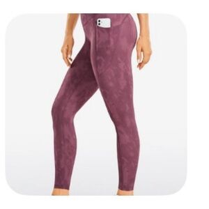 CRZ YOGA Figue Tie-Dye Workout Leggings